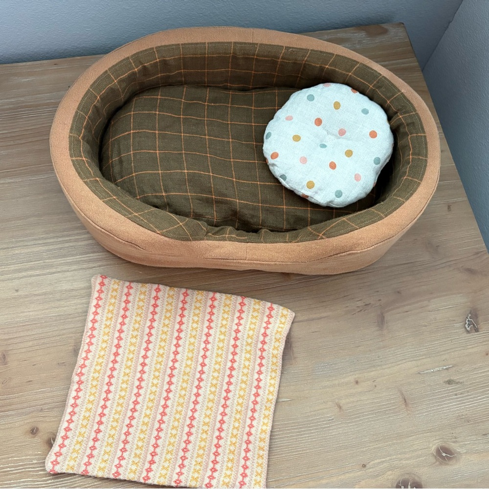 Cozy Maileg Bed Set with Pillow and Blanket